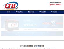 Tablet Screenshot of batterycenter.com.mx